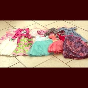 Lot of girls 4 T -5 T dresses.